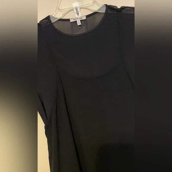 NWOT BLEUH Ciel Sz-S, Shear Dress-Short Sleeves & Tank Top Lined/Sewn-in, Comfy🎄 - Picture 6 of 15